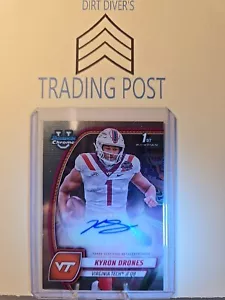 Drones Bowman Chrome University U 1st Kyron 2024 # PA-KDR Auto Virginia Tech - Imagen 1 de 2