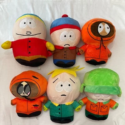 Juego de seis etiquetas de peluche South Park coleccionables leer "C E HECHO EN CHINA" Foto 1 de 4
