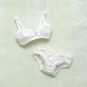 Volks SD SD16 BJD Clothes - White Lacy Bra and Panties Set - Picture 1 of 3