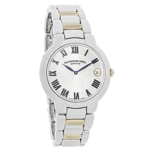 Reloj de cuarzo suizo Raymond Weil Jasmine para mujer esfera plateada 5235-S5-01659 - Imagen 1 de 4