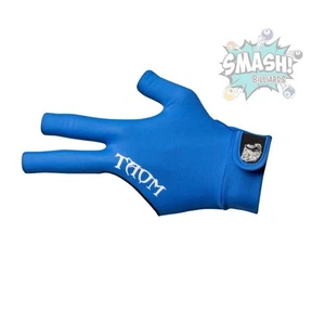 Taom Glove Midas Blue Billardhandschuh - Poolspieler LINKSHAND Bridge - Large - Bild 1 von 3