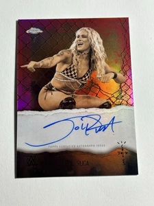 2025 Topps Chrome Cactus Jack WWE Sol Ruca Auto/5 Refractor Astro Knights - Imagen 1 de 21