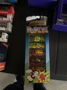 RACING CHAMPIONS STREET WHEELS POPEYE 5 PACK DIE CAST CAR SET - New In Box B6 - Picture 1 of 4