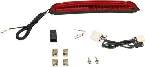 Custom Dynamics LED Light Bars - Red Lens Motorcycle Street Bike CD-LR-02-R - Image 1 of 3