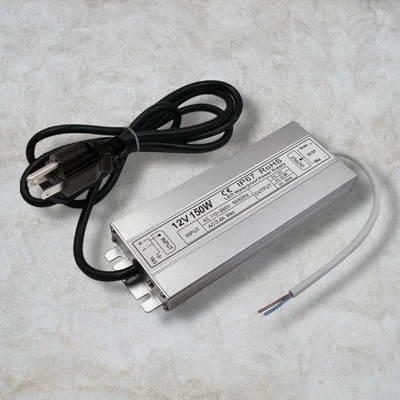 Controlador LED 150W 12V Fuente de Alimentación, IP67 Impermeable Baja Tensión | AC 100-260V Foto 1 de 4