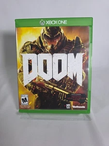 DOOM Microsoft Xbox One - Preowned Good Condition Bethesda Shooter - Picture 1 of 5
