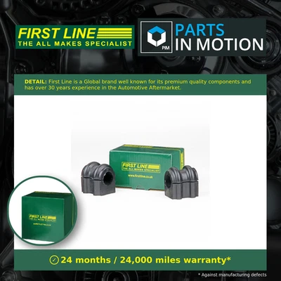 2x Anti Roll Bar Bush (pair) fits KIA MAGENTIS 2.0D Front 06 to 10 Suspension - Image 1 of 4