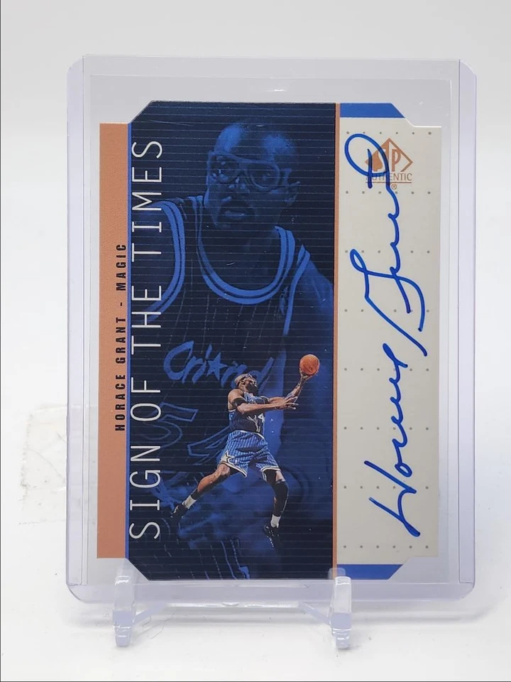 HORACE GRANT 1999-00 UD SP AUTHENTIC SIGN OF THE TIMES DIE CUT AUTO Q3562 - Image 1 of 2