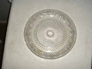 Vintage Duncan Miller Sandwich Clear Glass Epergne Garden Bowl - Picture 1 of 1