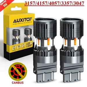 3157 3155 Amber Front Turn Signal Light 8-LED Bulbs For Toyota Tacoma 2001-2015 - Foto 1 di 25