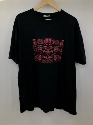 Native Origins Black Native American Made Graphic Short Sleeve T Shirt Men's XL - Image 1 of 4