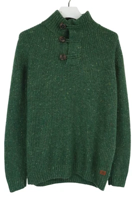 Mcneal Jersey Hombre Grande Astracán Mezcla Botón de Punto Burlarse Cuello - Imagen 1 de 4