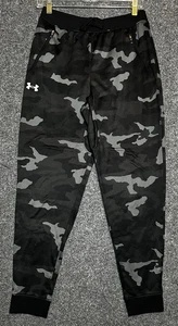 Under Armour Black/Grey Camouflage Joggers Sweatpants - Youth XL - Picture 1 of 8