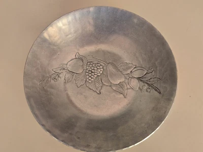 Vintage años 50 - Forjado a mano - Metal Everlast - Cuenco de aluminio para servir con fruta Foto 1 de 4