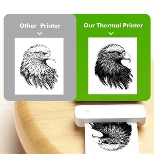 Portable Printers Wireless For Travel Support A4 US Letter 203dpi Blueto CHP - Bild 1 von 22