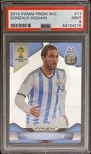 Gonzalo Higuain - 2014 Panini Prizm World Cup - PSA9 #11