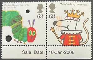 Great Britain, Pair, Animals from Children’s Books, Scott 2341a, MNH, ExF - Picture 1 of 2