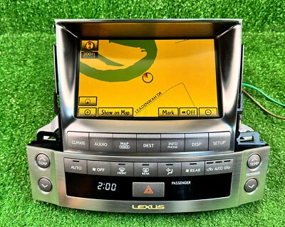 Pantalla de navegación LEXUS LX570 2010-2011 86431-60231 OEM LHD usada Foto 1 de 4