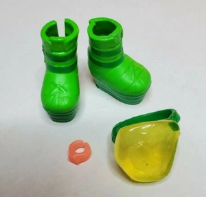 Capsule Chix Hologlow Build Your Own Doll Part Green Shoe Boot Accessory Bag - Picture 1 of 1