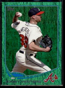 2013 Topps Emerald Green Jonathan Venters  #201 Atlanta Braves