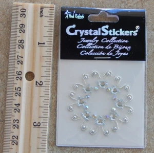 New Mark Richards Crystal Stickers Jewelry Collection Gems White Shiny Sparkle - Picture 1 of 2