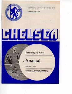 Chelsea v Arsenal 1973/74 Division 1 - Picture 1 of 1