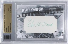 2011 Famous Fabrics Ink Hooray For Hollywood 1/1 Ruth Ford Auto x9h