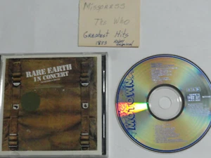 THE WHO GREATES HITS - GEPRESST AUF SELTENE ERDEN IN KONZERT CD - ORIGINAL FEHLPRESS - Bild 1 von 3