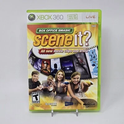 Scene It? Box Office Smash! (Xbox 360) CIB COMPLETE & TESTED - Image 1 of 3