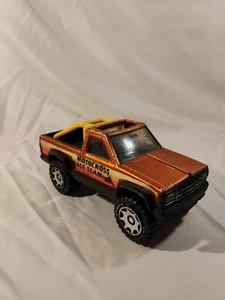 🔥Vintage 1982 Buddy L Motocross Race Team Orange Truck Metal And Plastic 7x3x4 - Picture 1 of 6