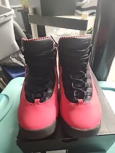 2013 Air Jordan 10 Retro GG « Fusion Red » baskets/chaussures taille 7 (GS) 487211605