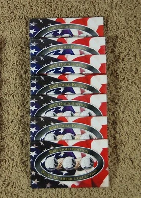 1999-2005 Gold Plated State Quarter Set Denver Mint Mark - Image 1 of 4