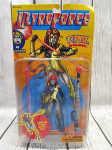 UltraForce #8 Topaz Ultra Hero! Action Figure Galoob 1995 Brand NEW NOC - Picture 1 of 5