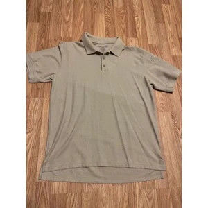5.11 Tactical Series Men's size Large L Short Sleeve Polo Shirt Beige - Picture 1 of 6