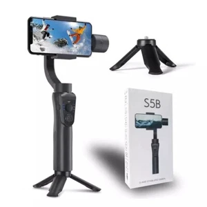 3 Achsen Handheld Gimbal S5B Kamera Stabilisator mit Stativ Gesichtsverfolgung via App - Bild 1 von 8