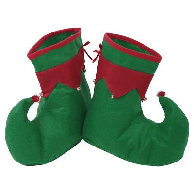 Disfraz de Navidad Zapatos Grandes Moño Sombrero Rayas Pantimedias Conjunto Para Santa Juegos con disfraces Foto 1 de 2