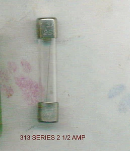 LITTELFUSE  3AG  FUSE  250 VOLT  2 1/2 AMP 313 SERIES (PKG 5)     - Picture 1 of 2