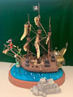 Rare Disney Peter Pan Captain Hook's Ship Big Fig 19" Peter Pan & Hook Dueling!