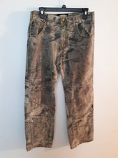 Mossy Oak Break Up Infinity Jeans Men's 32x32 Camo Denim Hunting actual 29×30