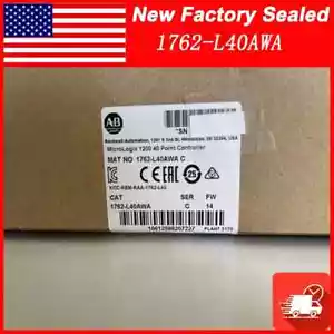 New Allen Bradley AB 1762-L40AWA Ser C MicroLogix 1200 40 Point Controller - Picture 1 of 5