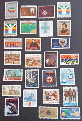 Canada Stamps 1983 to 1984. - Image 1 of 2
