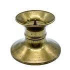 Vintage Kerzenhalter, Kerzenständer aus Messing für Blockkerzen (11 x 7,5 cm)