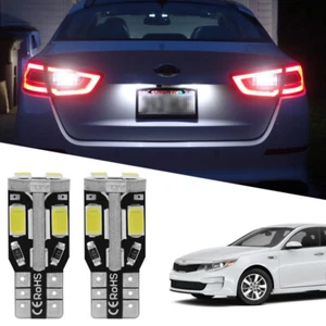 2 Xenon White 168 2825 LED License Plate Light Bulbs for 2001-2023 Kia Optima K5 - Picture 1 of 11