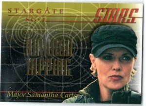 STARGATE SG-1 PREMIERE EDITION 2001 RA STARS OF INSERT S3 Amanda Tapping