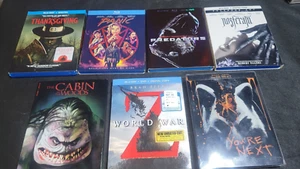BLU RAY LOT OF 7 HORROR, STEELBOOK. SLIPCOVERS NOSFERATU, CABIN IN THE WOODS - Picture 1 of 13