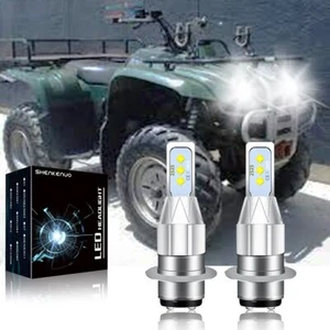 For Yamaha Big Bear 350 400 1997-2005 2006 LED Headlight 6000K Bright White Bulb - Picture 1 of 7