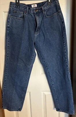 Pantalones de mezclilla rectos Cutter & Buck para hombre 34 x 30 azul Razorbacks parche en el bolsillo Foto 1 de 4