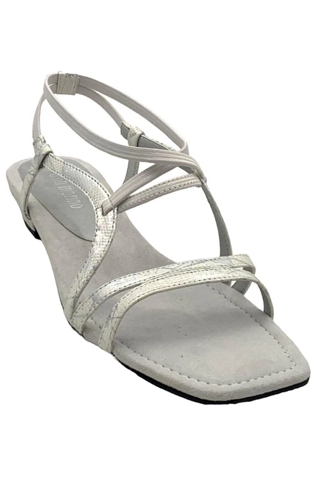 Ann Marino платье с квадратным носком сандалии изюминка помогает серебро | 11 М - Изображение 1 из 4