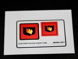 Custom Aufkleber für 6571  Replacement Sticker Sheet  - Picture 1 of 1