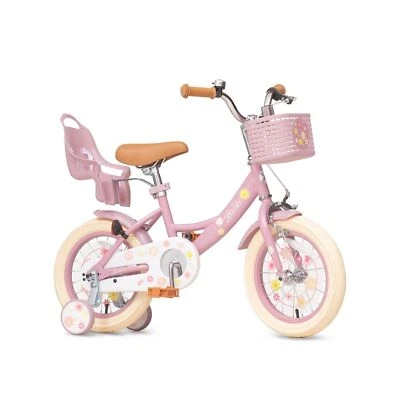 Bixike Girls Bike with Basket for Toddlers and Kids Aged 3-8 Years Old,14 and... - Image 1 of 4